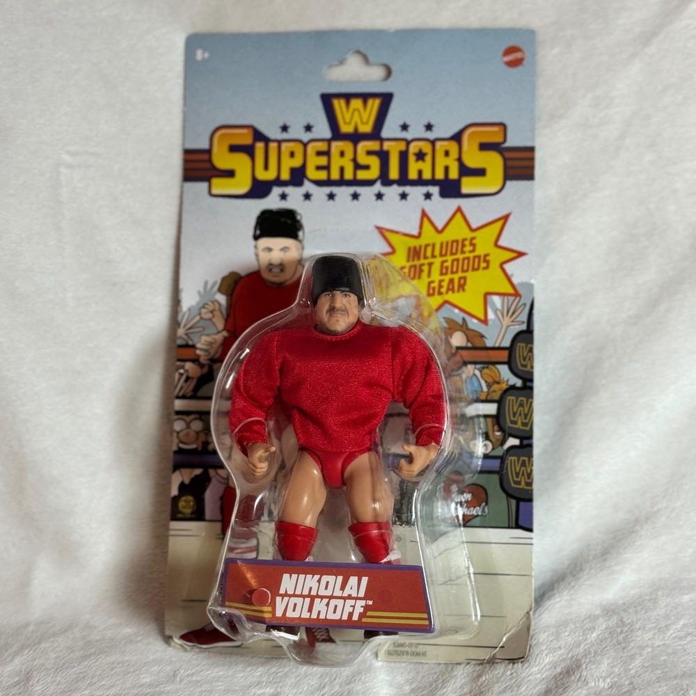 WWE Superstars‎ Series 15 NIKOLAI VOLKOFF Wrestling Action Figure New And Sealed